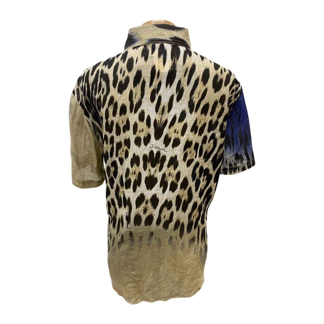 Vintage Roberto Cavalli ‘Just Cavalli’ Shirt (Size Large)