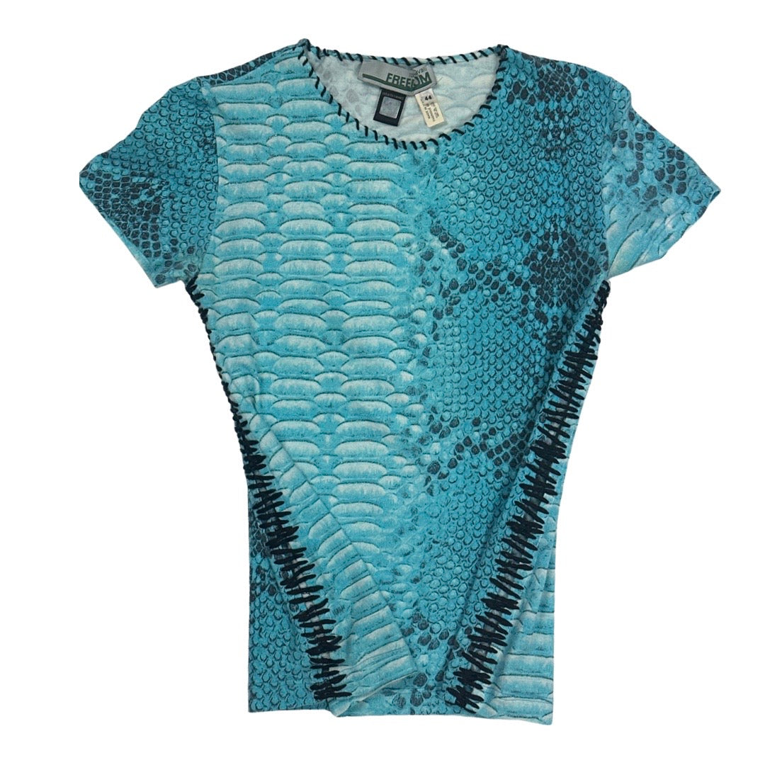 Vintage Roberto Cavalli 'Freedom' T-Shirt (Size IT 44)