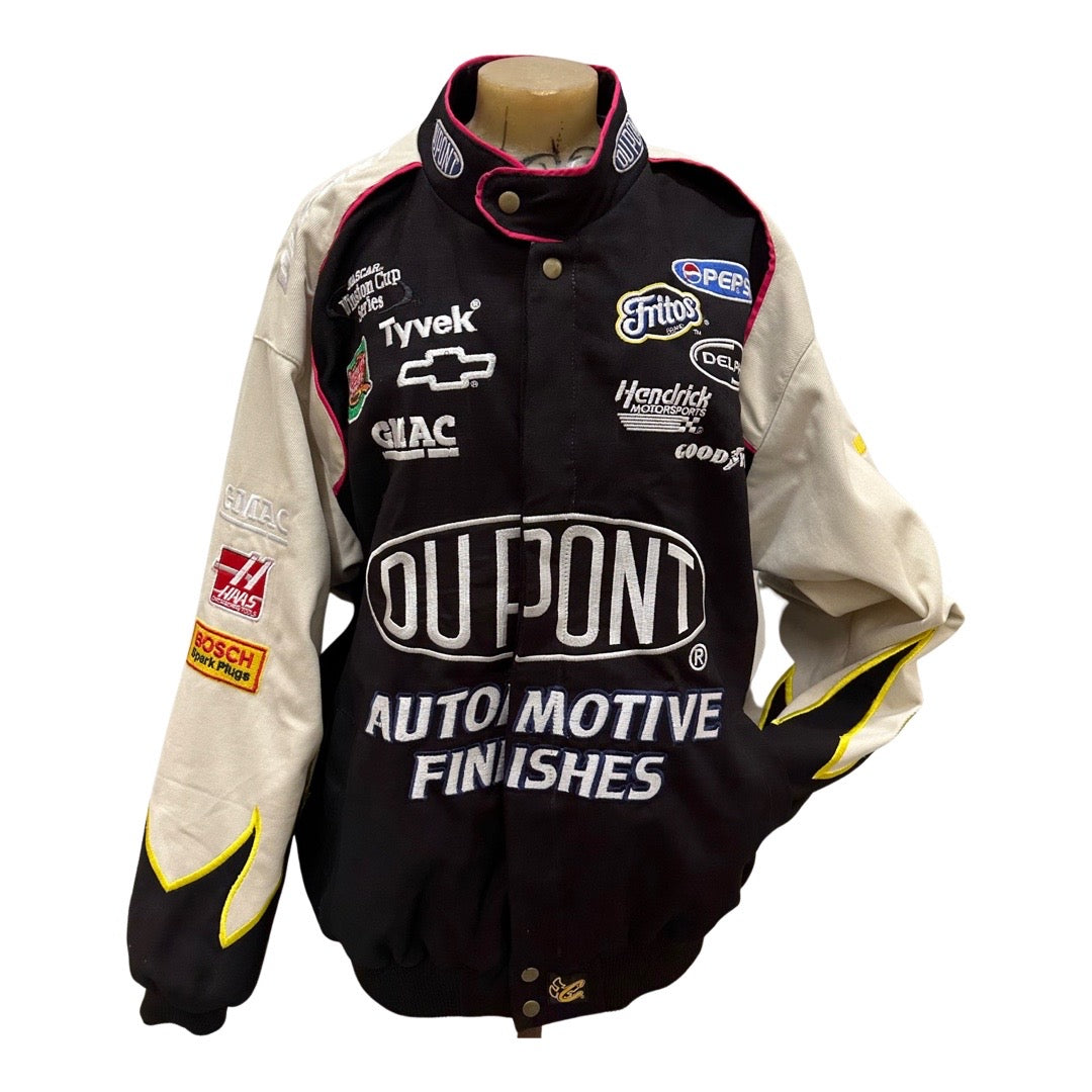 Vintage NASCAR Chase Authentics DuPont Racing Jacket selling Size Large