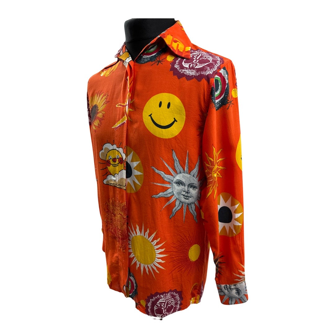 Vintage Moschino Jeans Smiley Shirt (Size XS)