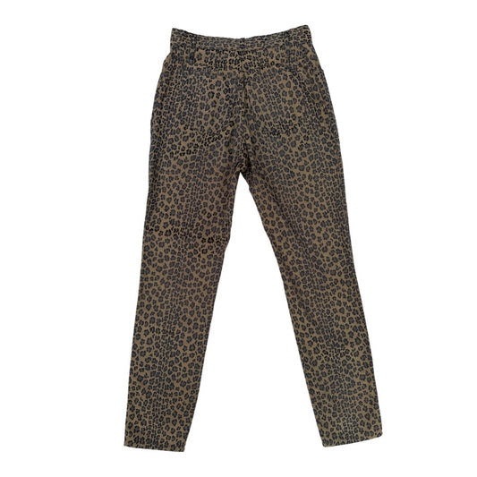 Vintage Fendi leopard print jeans (Size UK 8-10)