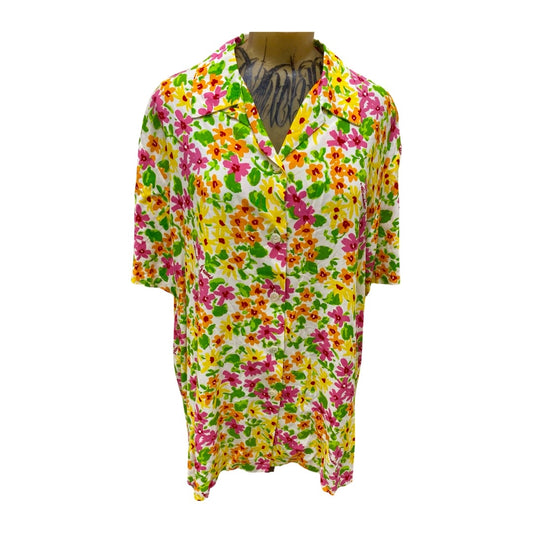 Vintage Moschino Floral Shirt (Size IT 46)