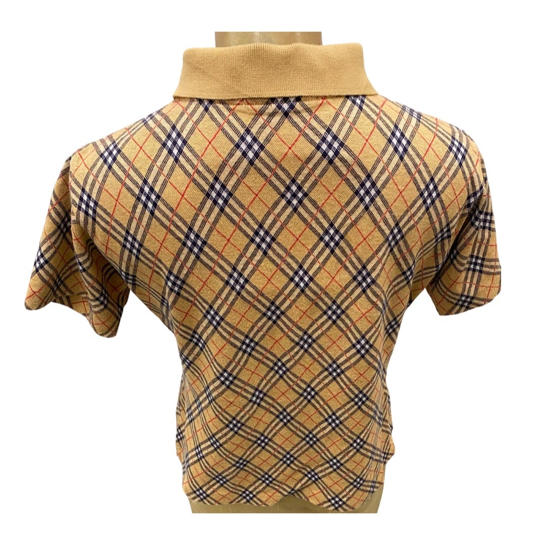 Vintage Burberry Polo Top (Size L)