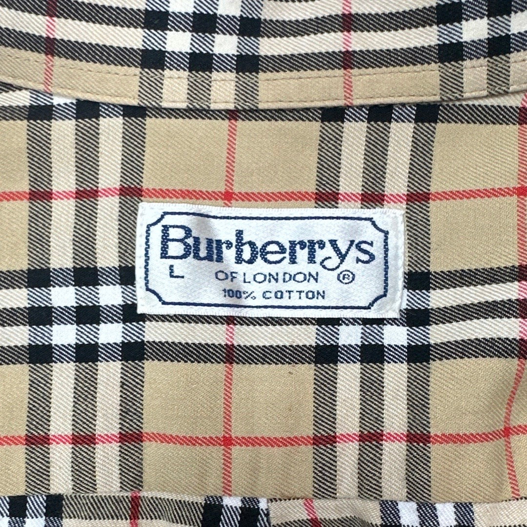 Vintage Burberry Shirt (Size Large)